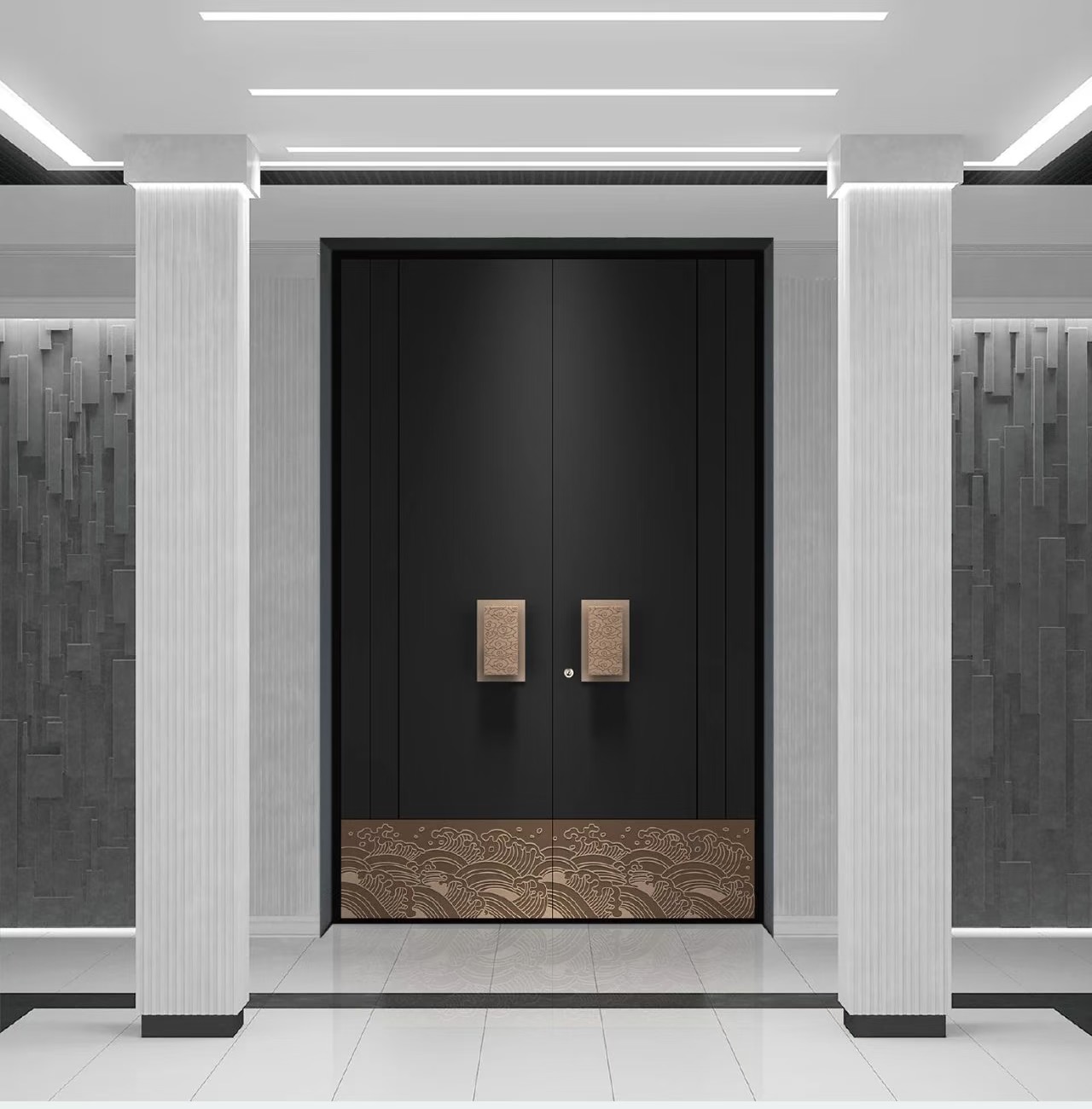 TINNO 入户门｜以东方美学，重构当代入户门的高级感