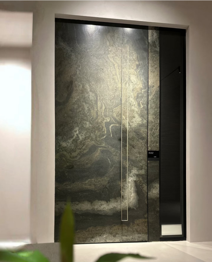 TINNO 大理石纹理入户门｜以自然之境，演绎现代奢雅
