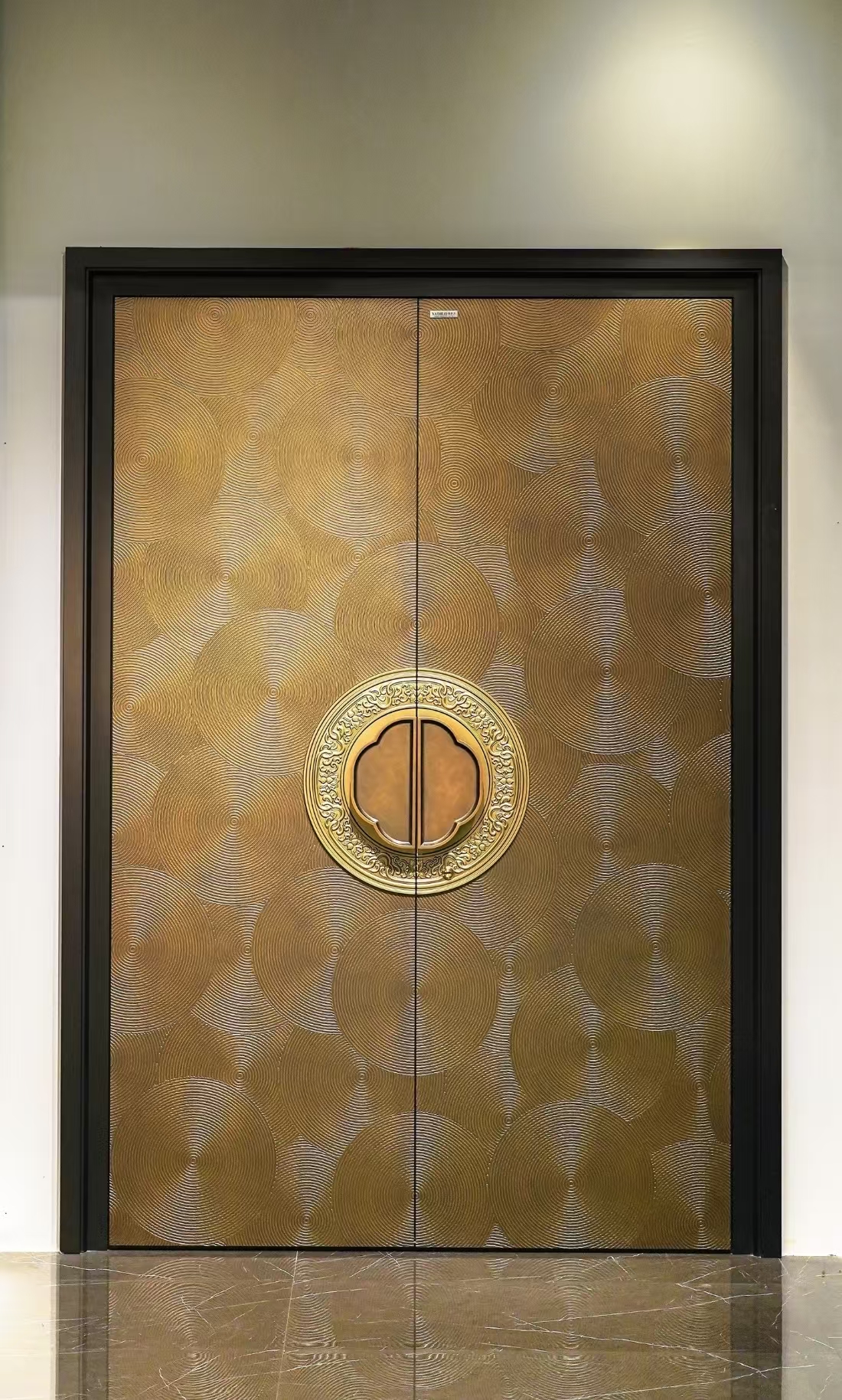 TINNO 铜韵同心圆入户门｜以东方纹章，镌刻世家入户威仪