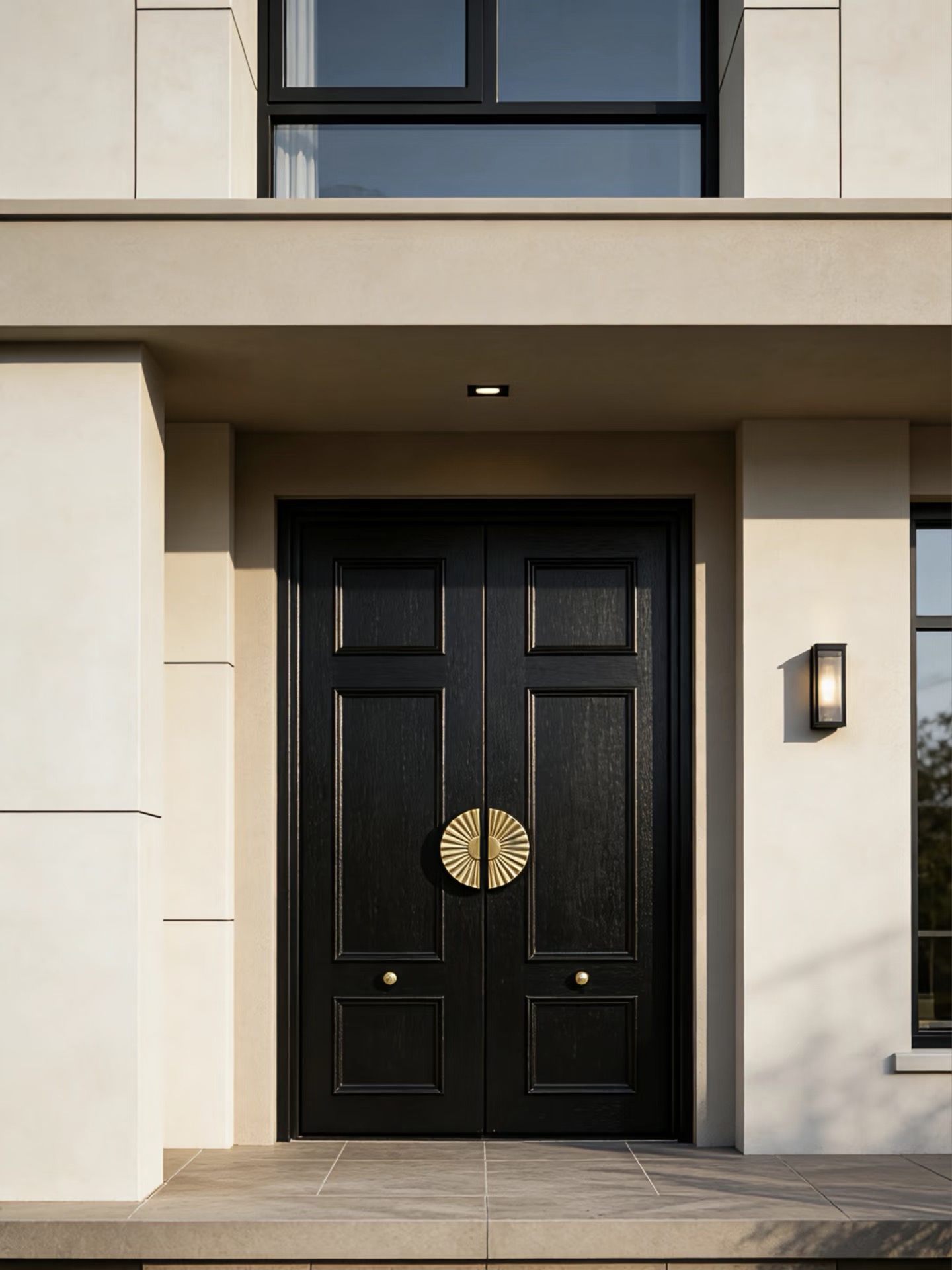 TINNO 经典美式入户门｜以复古肌理，演绎当代大宅的优雅秩