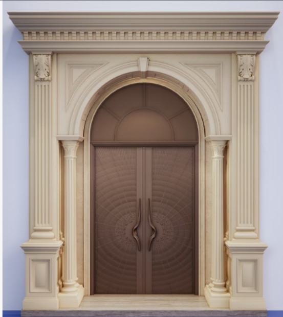 TINNO 欧式铜韵入户门｜以古典匠艺，续写世家大宅的恢弘序